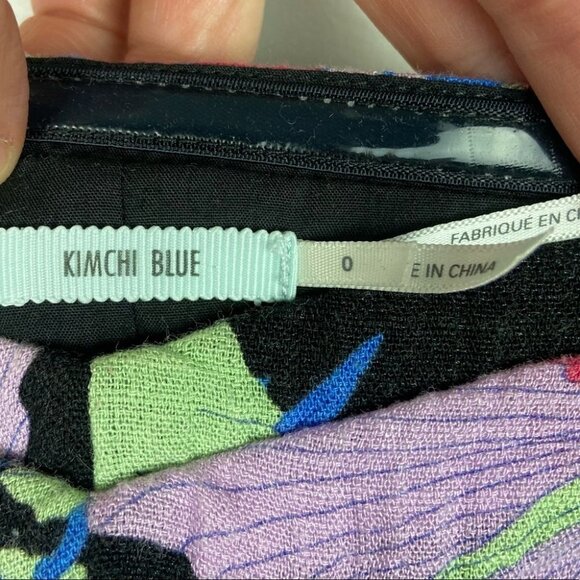 Urban Outfitters Kimchi Blue Field Day Strapless Floral Tropical‎ Romper Boho 0 - Picture 5 of 9